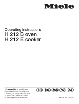 Miele H 212 E User manual