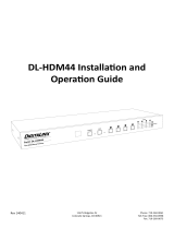 DigitaLinx DL-HDM44 Installation guide