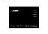 Uniden ELBT585 User manual