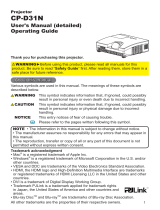 Hitachi CPD31N User manual