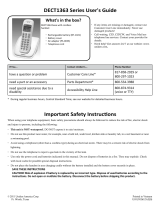 Uniden DECT1363 Owner's manual