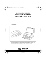 Sagem 390-i User manual
