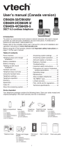 VTech Cordless Telephone User manual
