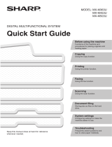 Sharp MXM503U User manual