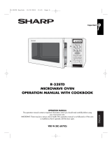 Sharp R-33STD User manual