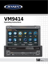 Jensen VM9414 Owner's manual