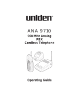 Uniden ANA 9710 User manual