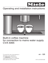 Miele CVA5065 User manual