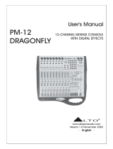 Alto PM-12 DRAGONFLY User manual