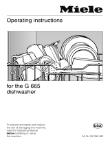 Miele G 665 Owner's manual