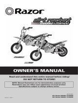 Razor MX400 15128030 User manual