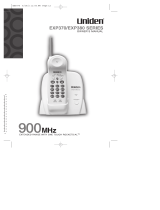 Uniden EXP370 Series User manual