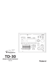 Roland TD-30 Datasheet