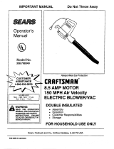 Craftsman 358.798340 User manual