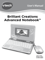 VTech Brilliant Creations Advanced Notebook User manual