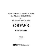 Ratoc Systems CBFW3U Rev1.0 User manual