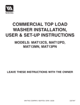 Maytag MAT12CS Operating instructions