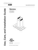Zephyr Verona ZVO-E30AG Owner's manual