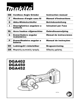 Makita DGA452Z Owner's manual