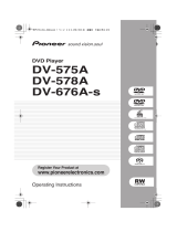 Pioneer DV 535DV-535 Owner's manual