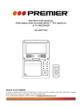 Premier SX-4007TVD User manual