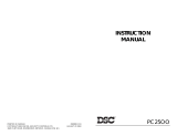 DSC PC2500 User manual