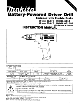 Makita 601D User manual