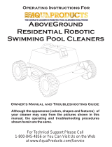 Aquaproducts Above GroundSwimming Pool CleanersResidential Robotic Owner's manual