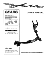 Sears ARC SKIER PLUS User manual