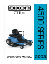 Dixon ZTR 4515B User manual