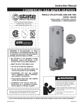 State Water Heaters GPG85-540-NE-A User manual