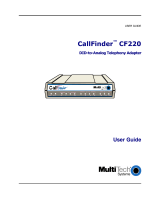Multitech CF220 User manual