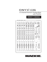 Mackie ONYX 1220i User manual