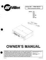 Miller SP-3-50 Owner's manual