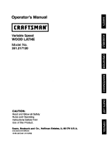 Craftsman 351217120 Owner's manual