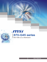 MSI 870-G45 series Owner's manual