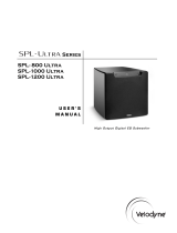 Velodyne Acoustics SubContractor Series SC-600 IF User manual
