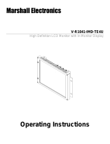 Marshall Electronics V-R1041-IMD-TE4U User manual