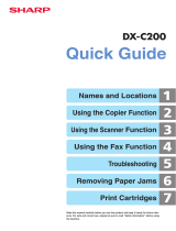 Sharp DX-C200 User manual