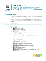 ARM LPC3130FET180 Datasheet