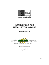 SCAN DSA 4 Instructions For Use Manual