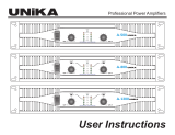 Unika A-800 User manual