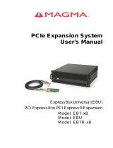 Magma PCIe Expansion System EB2R User manual