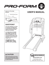 Pro-Form CrossTrainer VX User manual