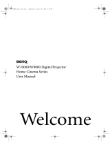 BenQ W10000 User manual