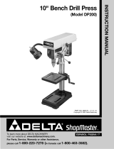 Delta ShopMaster DP200 User manual