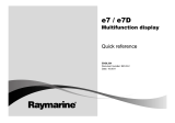 Raymarine E7 Reference guide