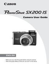 Canon SX200IS User manual