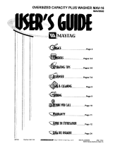 Maytag MAV8600AWW User manual