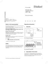 Vaillant VRT 230 Operating and Installation guide